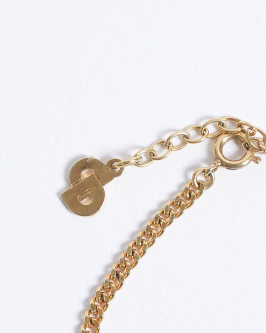 Christian Dior Gold Plated Necklace