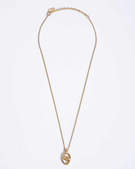 Christian Dior Gold Plated Pendant Made In Germany