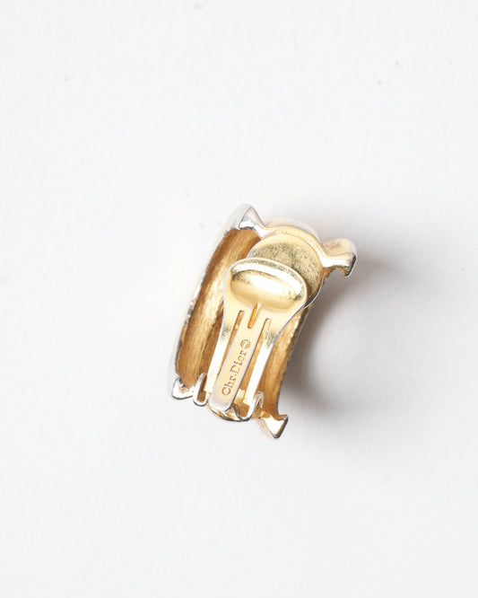 Christian Dior Gold Plated Earrings