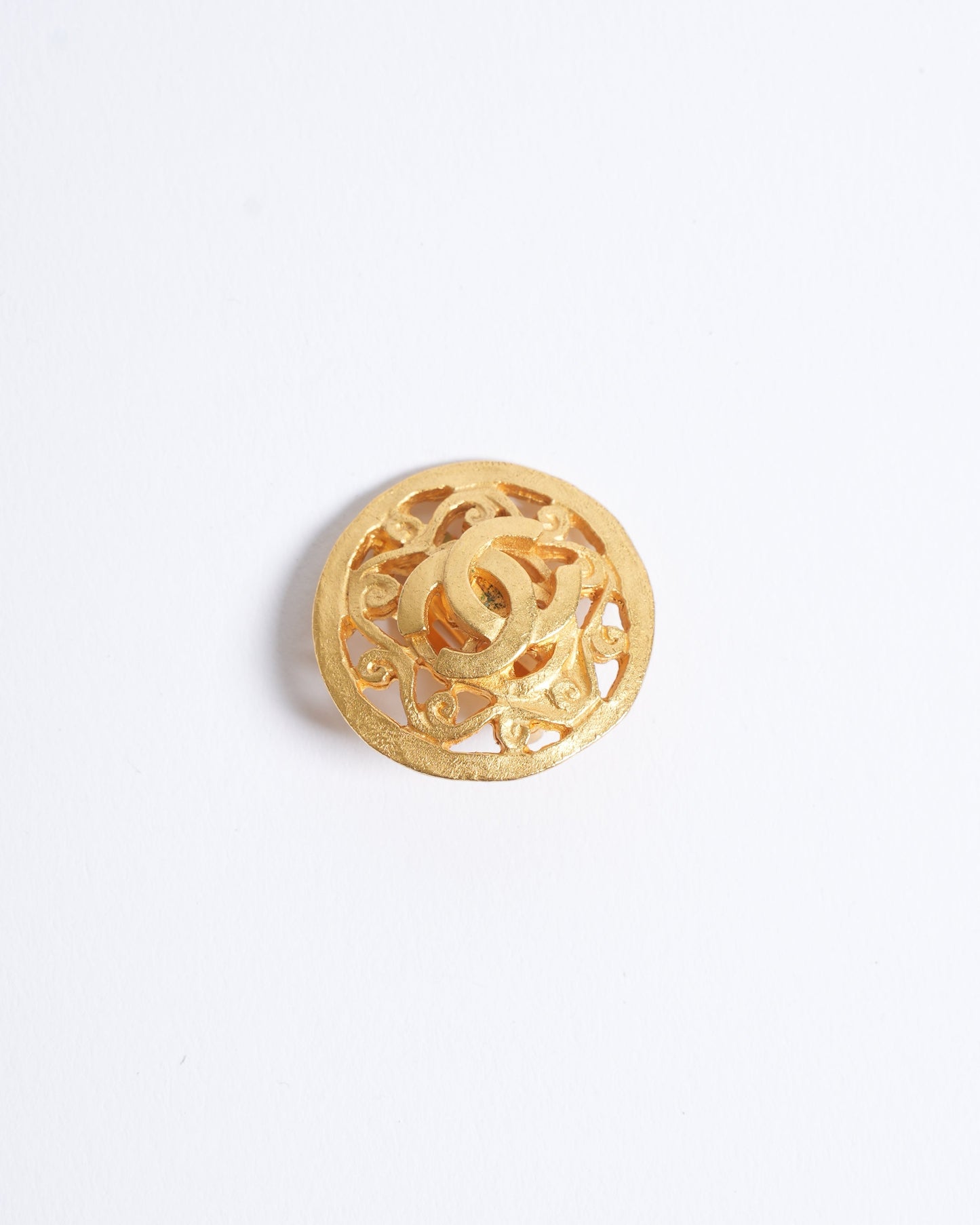 Chanel Gold Plated Earrings