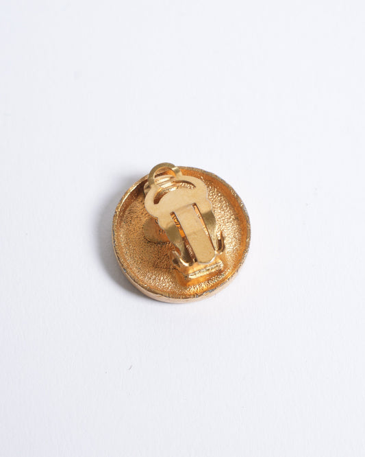 Chanel Earrings With The Brand Logo Made In France