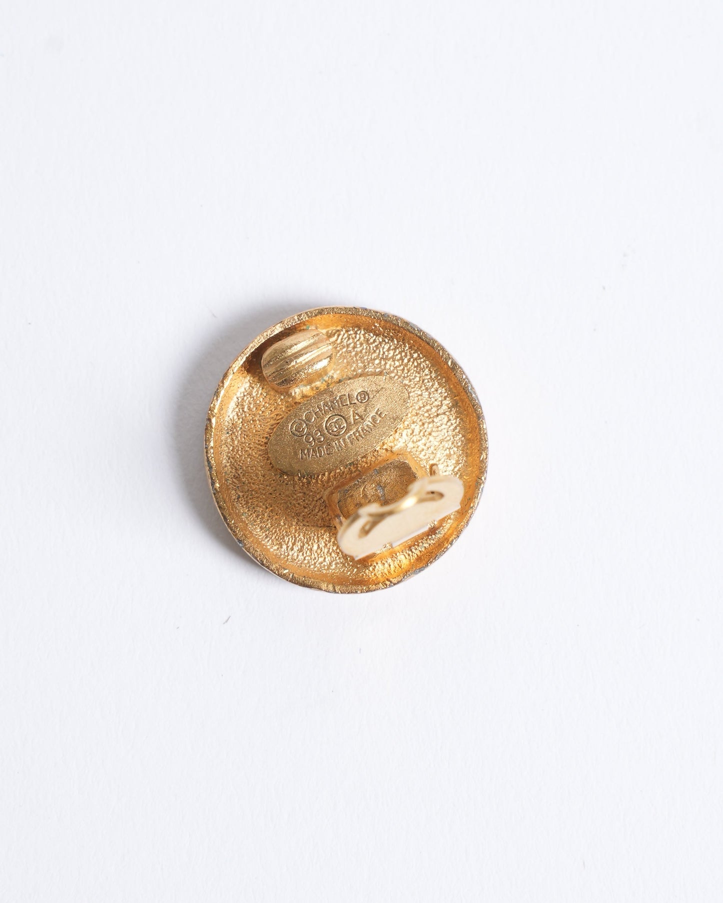 Chanel Earrings With The Brand Logo Made In France