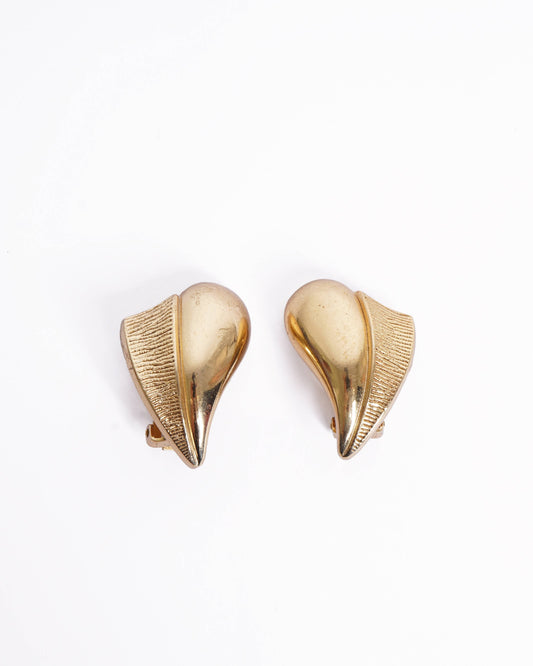 Christian Dior Gold Plated Made In Germany Earrings