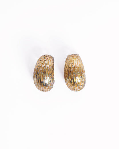 Gold Plated Christian Dior Earrings