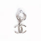 Chanel cc drop embellished crystal earrings