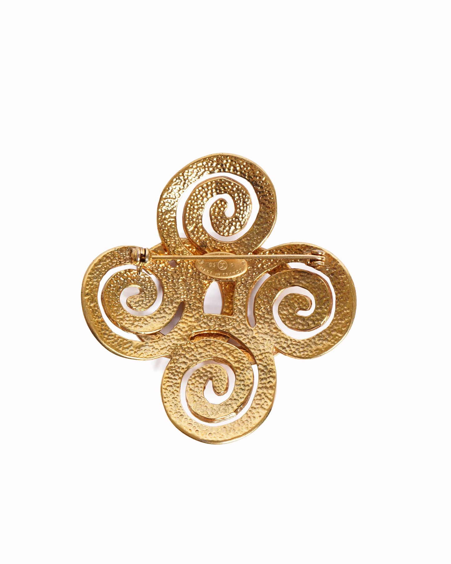 Chanel 1995 Gold-Plated Brooch made in France