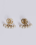 Gucci Pearl Double G Earrings