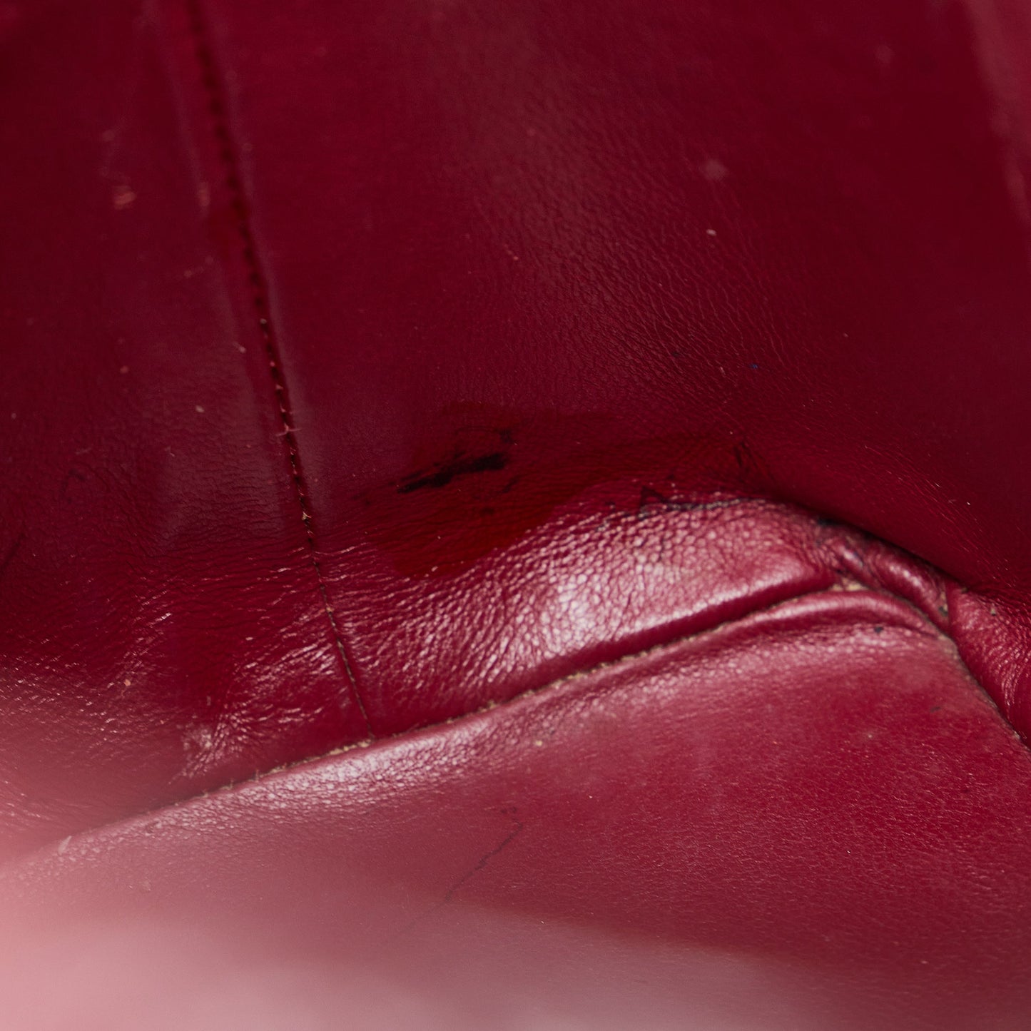 Red Chanel Caviar Medallion Tote