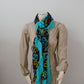 Gucci Silk Stars Shawl Blue/yellow