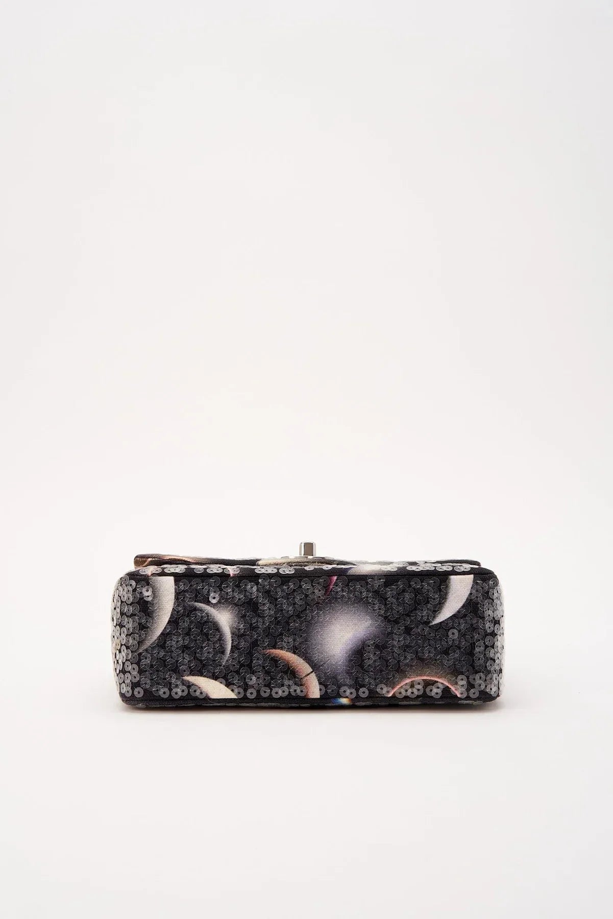 2017 Chanel Canvas And Sequin Space Flap Bag