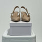 Dior Slingbacks Nude
