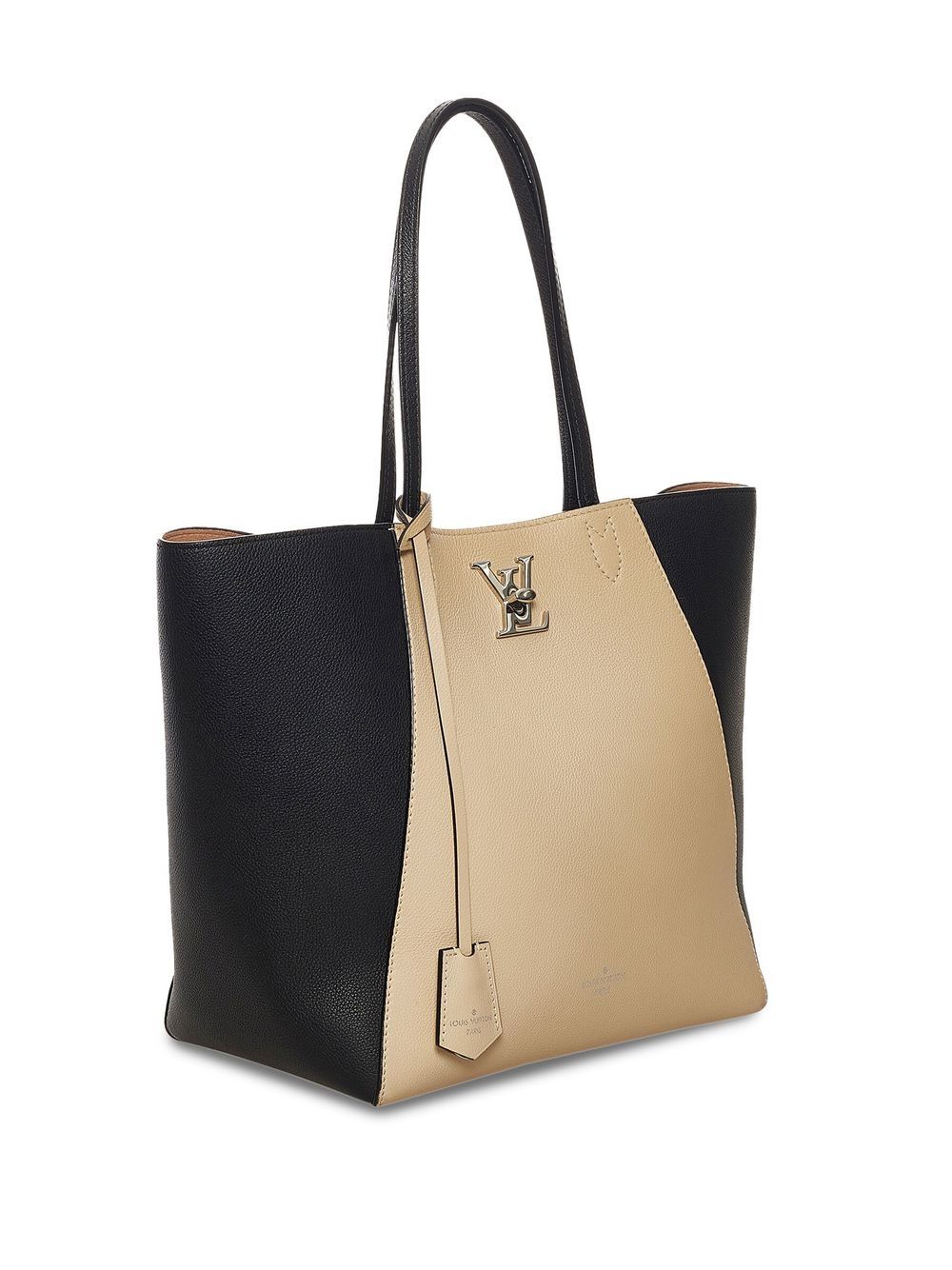 LU VI -  LOCKME CABAS LEATHER TOTE BAG