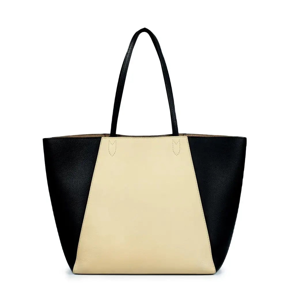 LU VI -  LOCKME CABAS LEATHER TOTE BAG