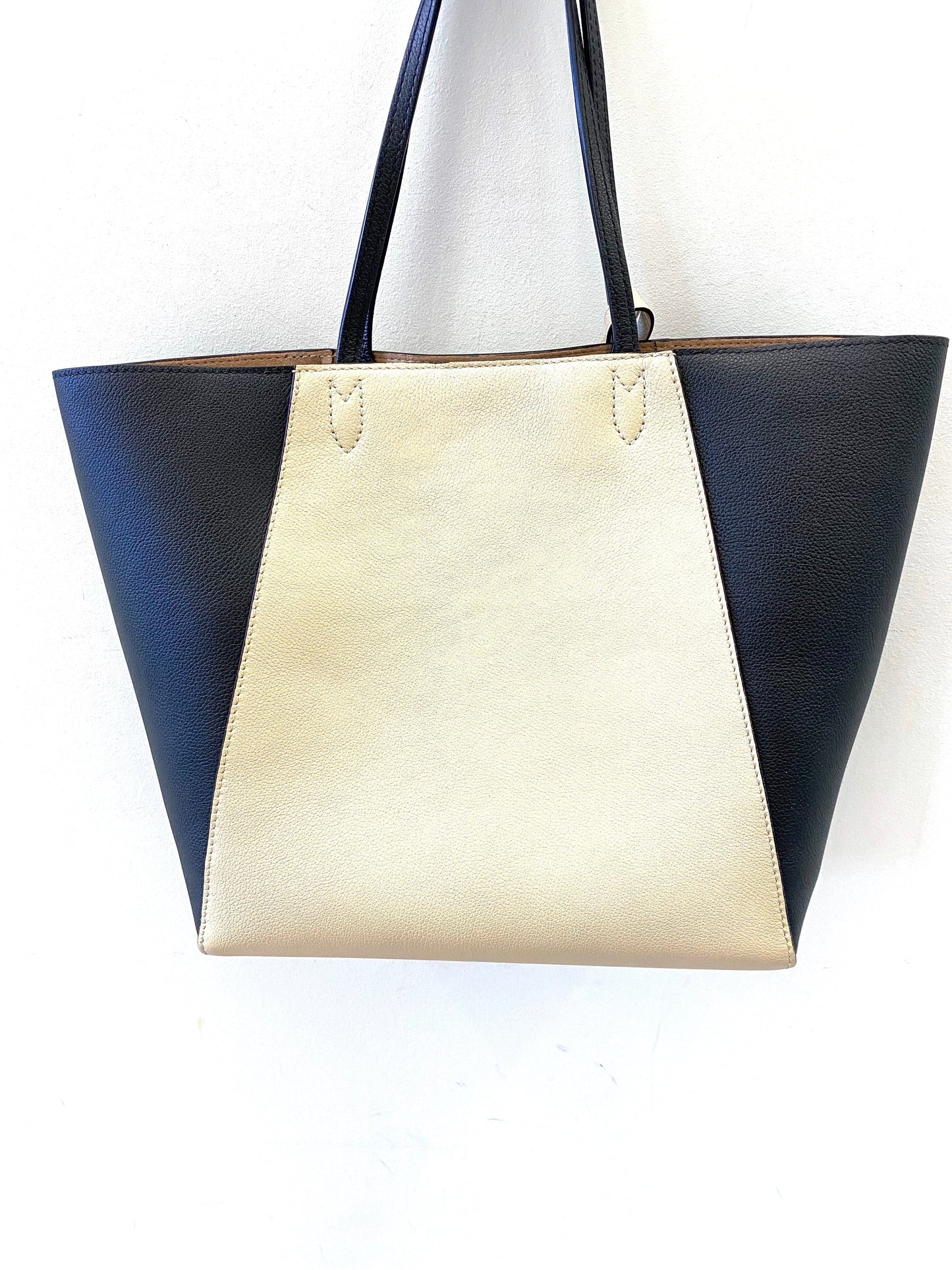 LU VI -  LOCKME CABAS LEATHER TOTE BAG