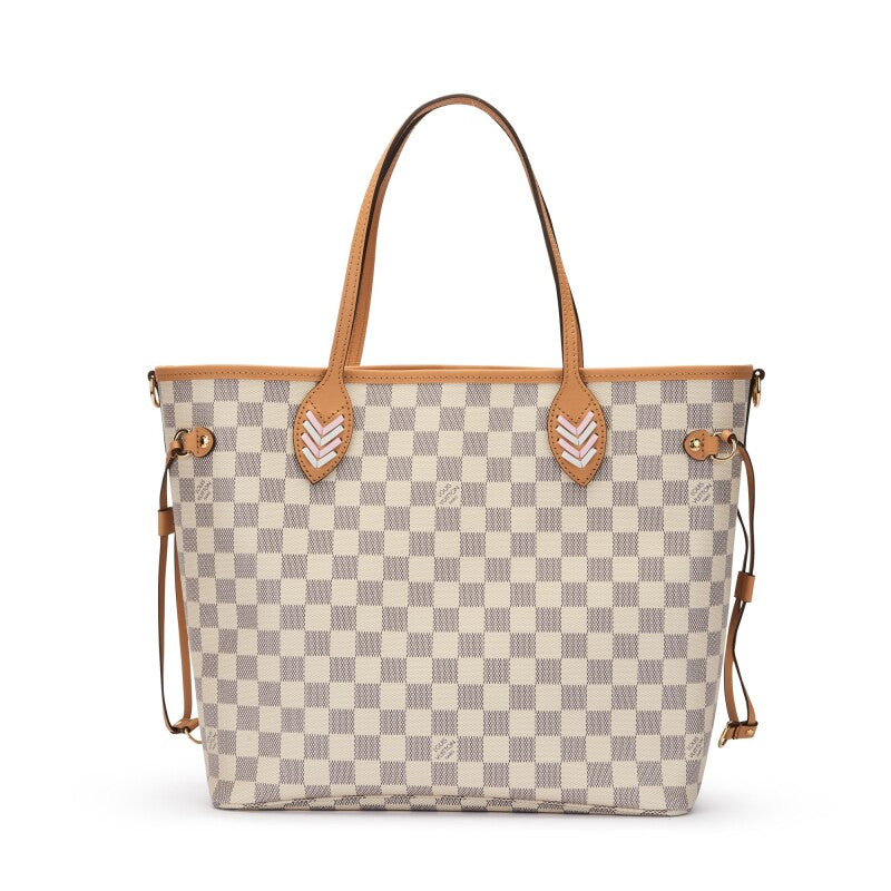 LU VI -  LIMITED EDITION DAMIER AZUR BRAIDED NEVERFULL MM