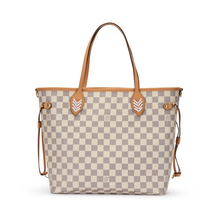 LU VI -  LIMITED EDITION DAMIER AZUR BRAIDED NEVERFULL MM