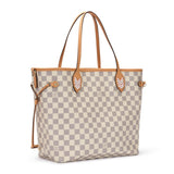 LU VI -  LIMITED EDITION DAMIER AZUR BRAIDED NEVERFULL MM