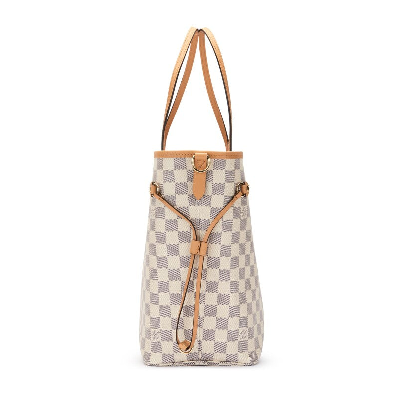 LU VI -  LIMITED EDITION DAMIER AZUR BRAIDED NEVERFULL MM