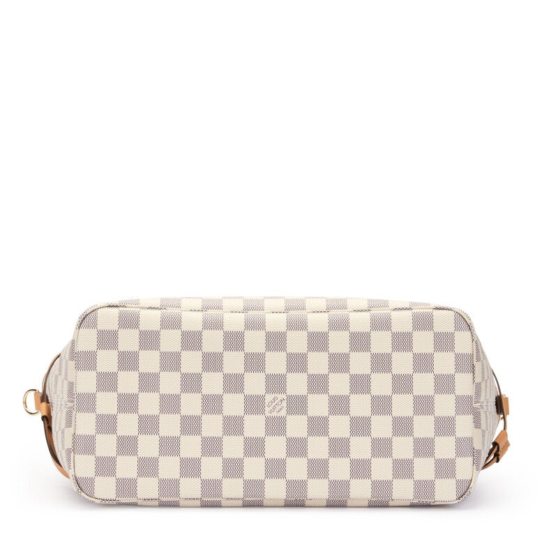 LU VI -  LIMITED EDITION DAMIER AZUR BRAIDED NEVERFULL MM