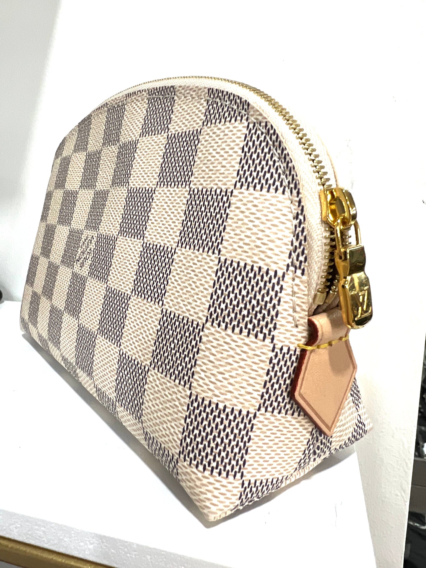 LU VI -  DAMIER AZUR COSMETIC POUCH