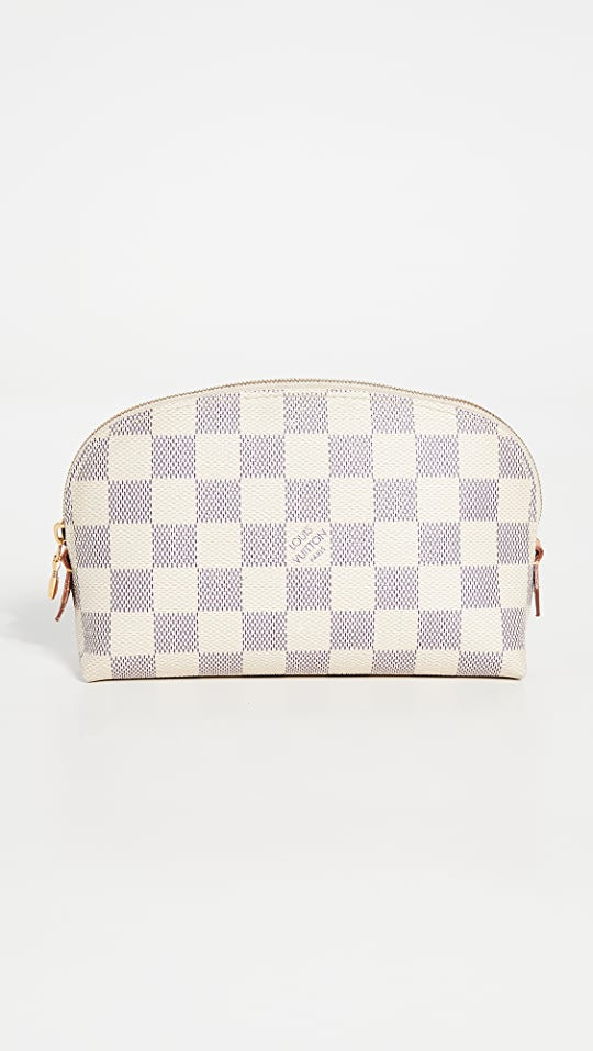 LU VI -  DAMIER AZUR COSMETIC POUCH