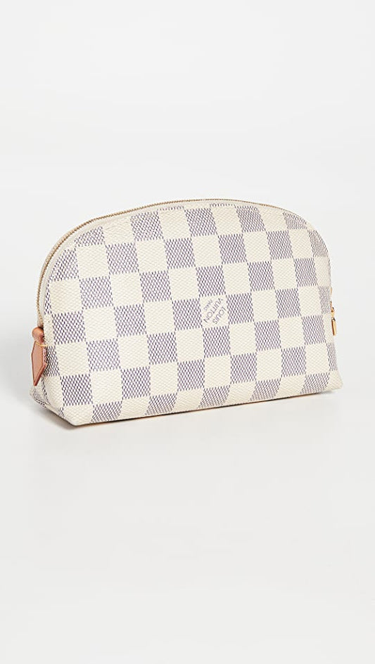 LU VI -  DAMIER AZUR COSMETIC POUCH