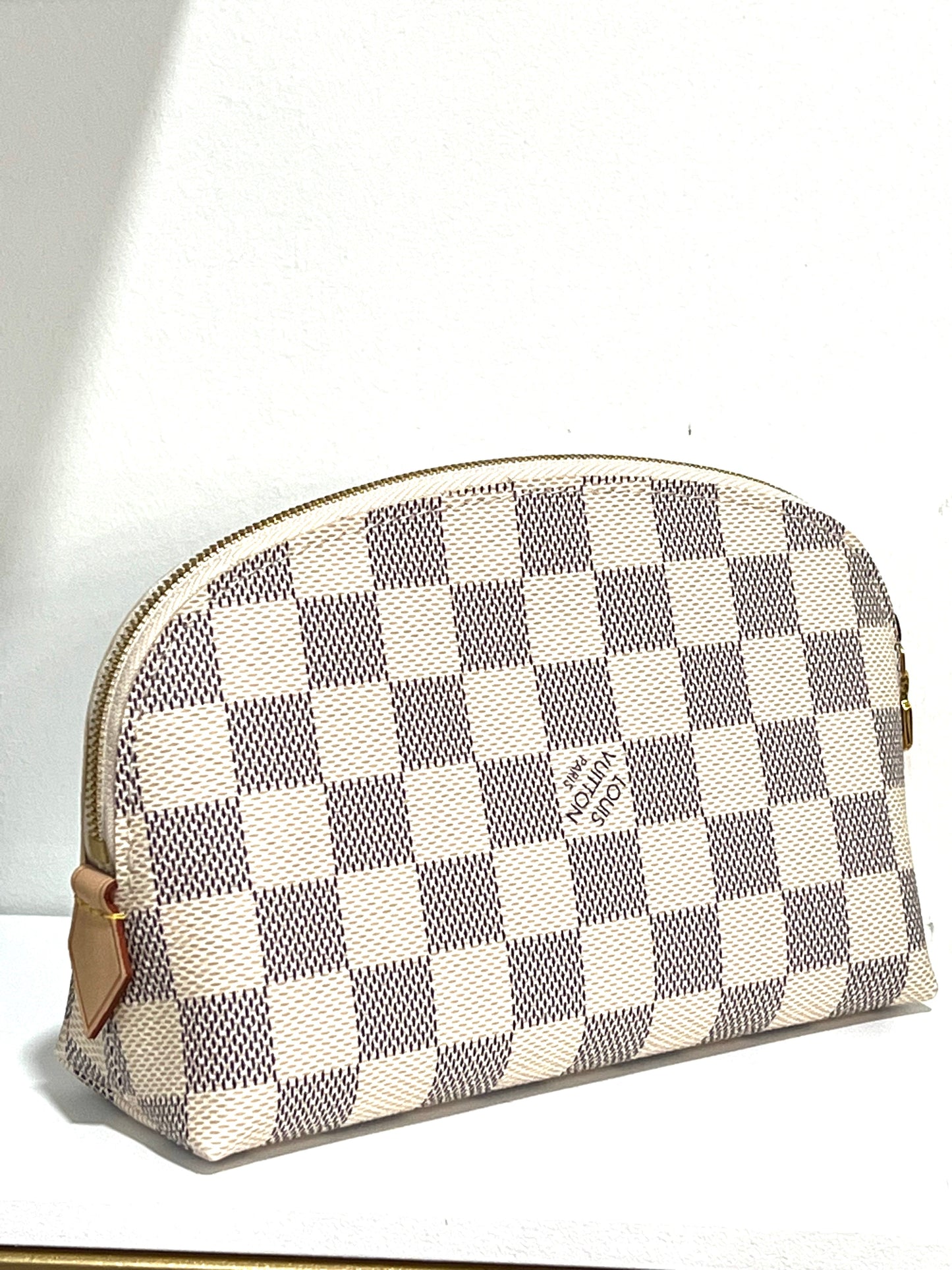 LU VI -  DAMIER AZUR COSMETIC POUCH