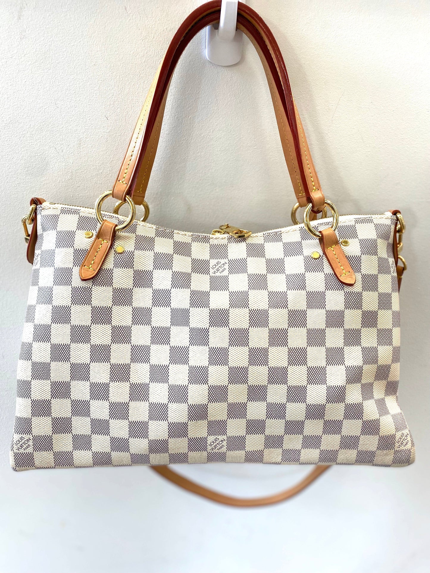 LU VI -  DAMIER AZUR LYMINGTON SHOULDER BAG