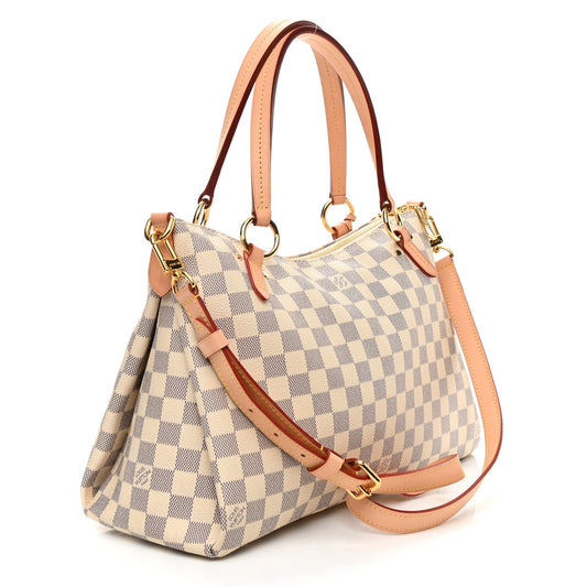 LU VI -  DAMIER AZUR LYMINGTON SHOULDER BAG