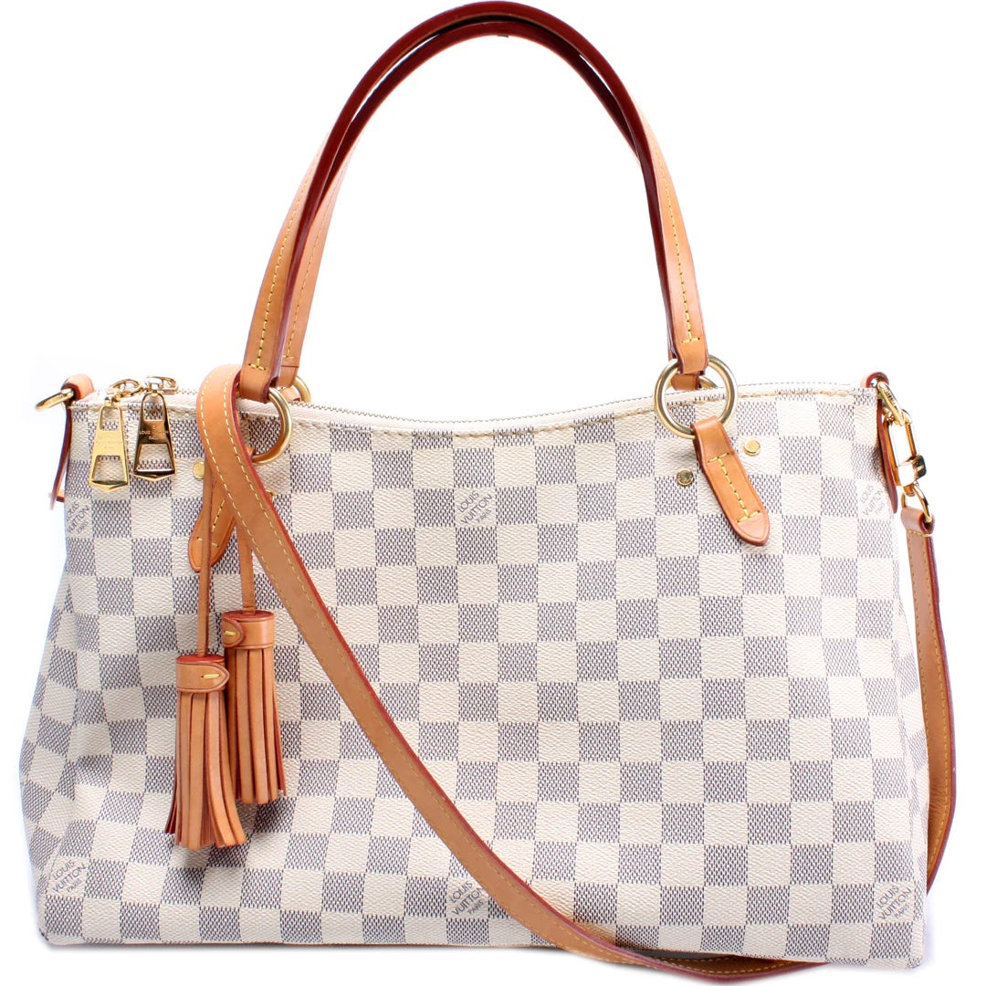LU VI -  DAMIER AZUR LYMINGTON SHOULDER BAG
