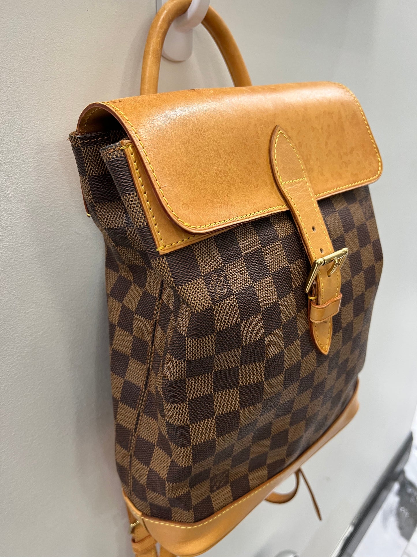 LU VI -  DAMIER EBENE SOHO CENTENAIRE BACKPACK