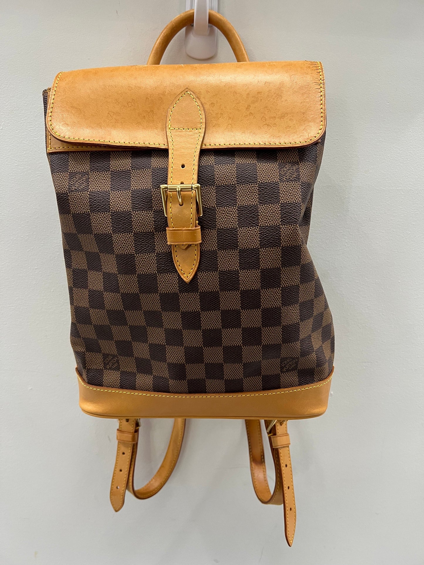 LU VI -  DAMIER EBENE SOHO CENTENAIRE BACKPACK
