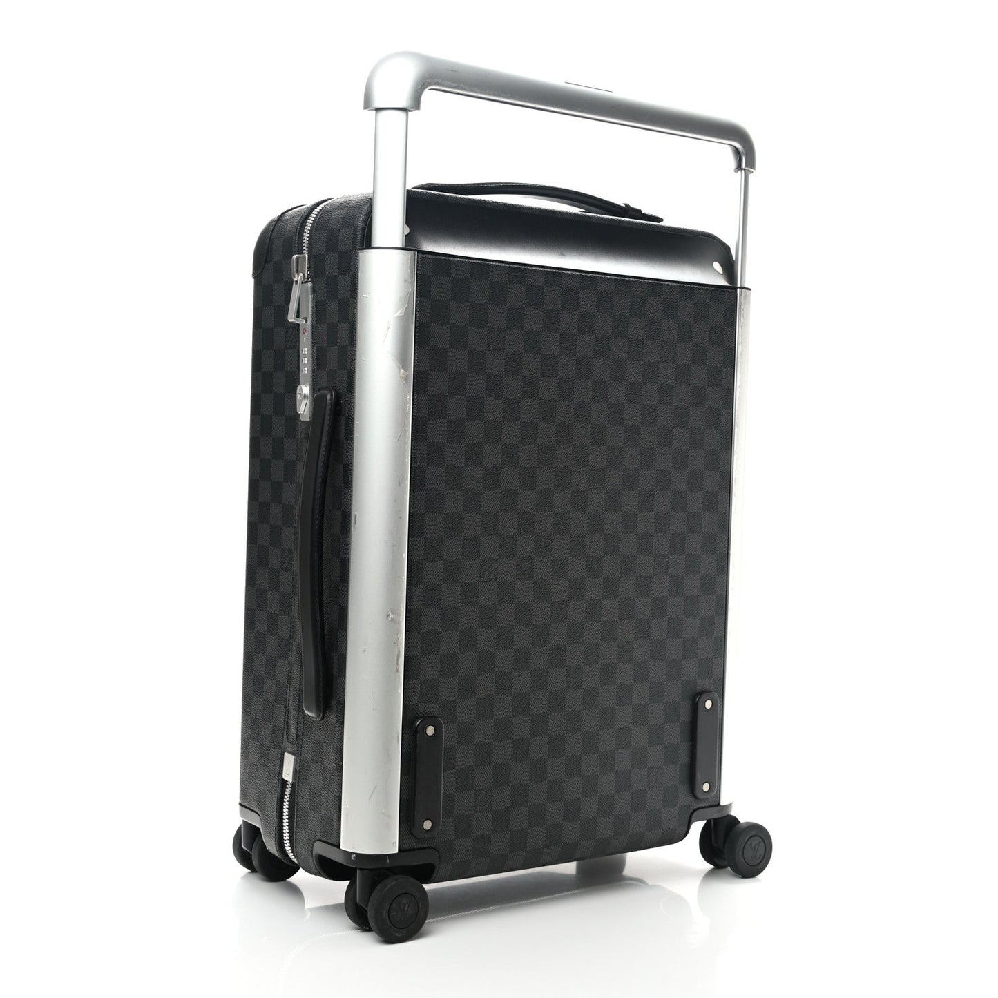 LU VI -  DAMIER GRAPHITE HORIZON 55 SUITCASE