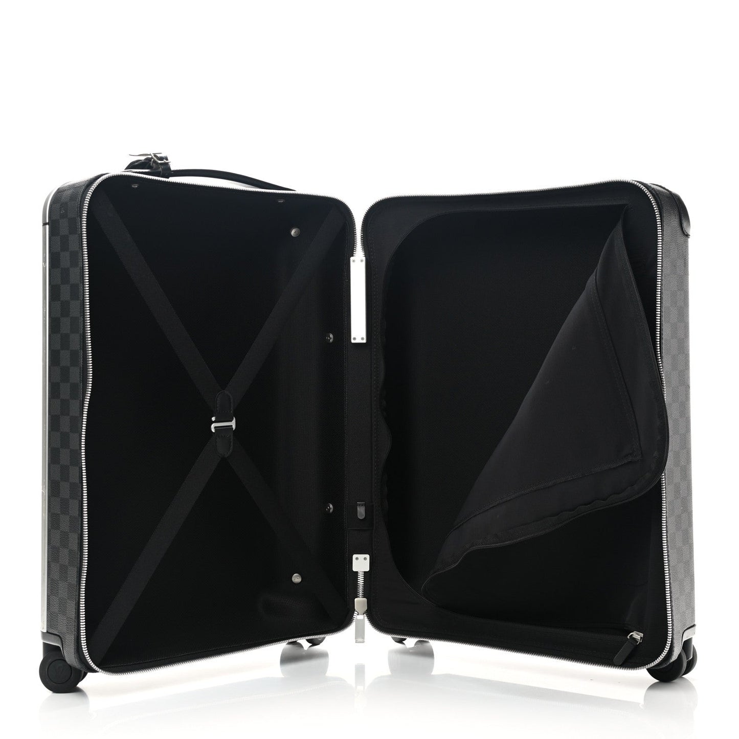LU VI -  DAMIER GRAPHITE HORIZON 55 SUITCASE