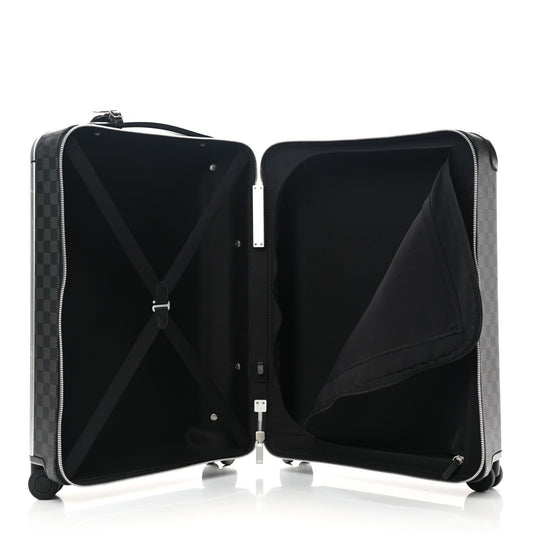 LU VI -  DAMIER GRAPHITE HORIZON 55 SUITCASE