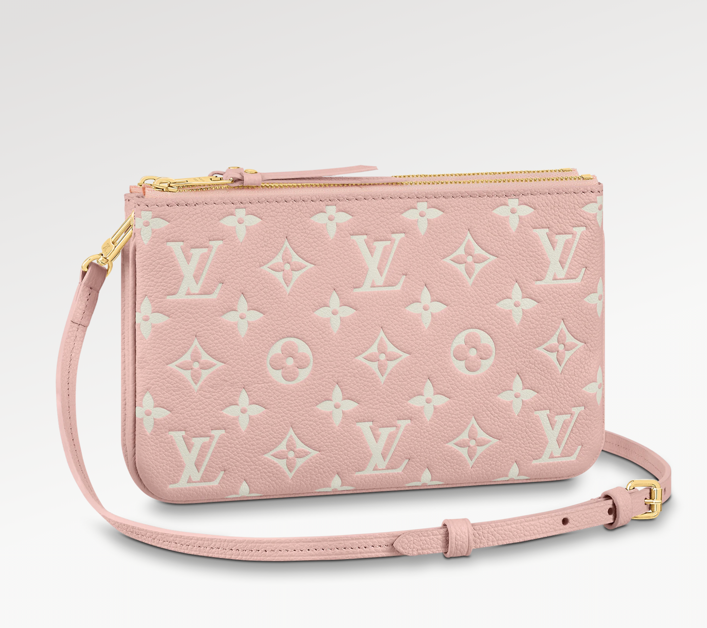 LU VI -  MONOGRAM DOUBLE ZIP POCHETTE