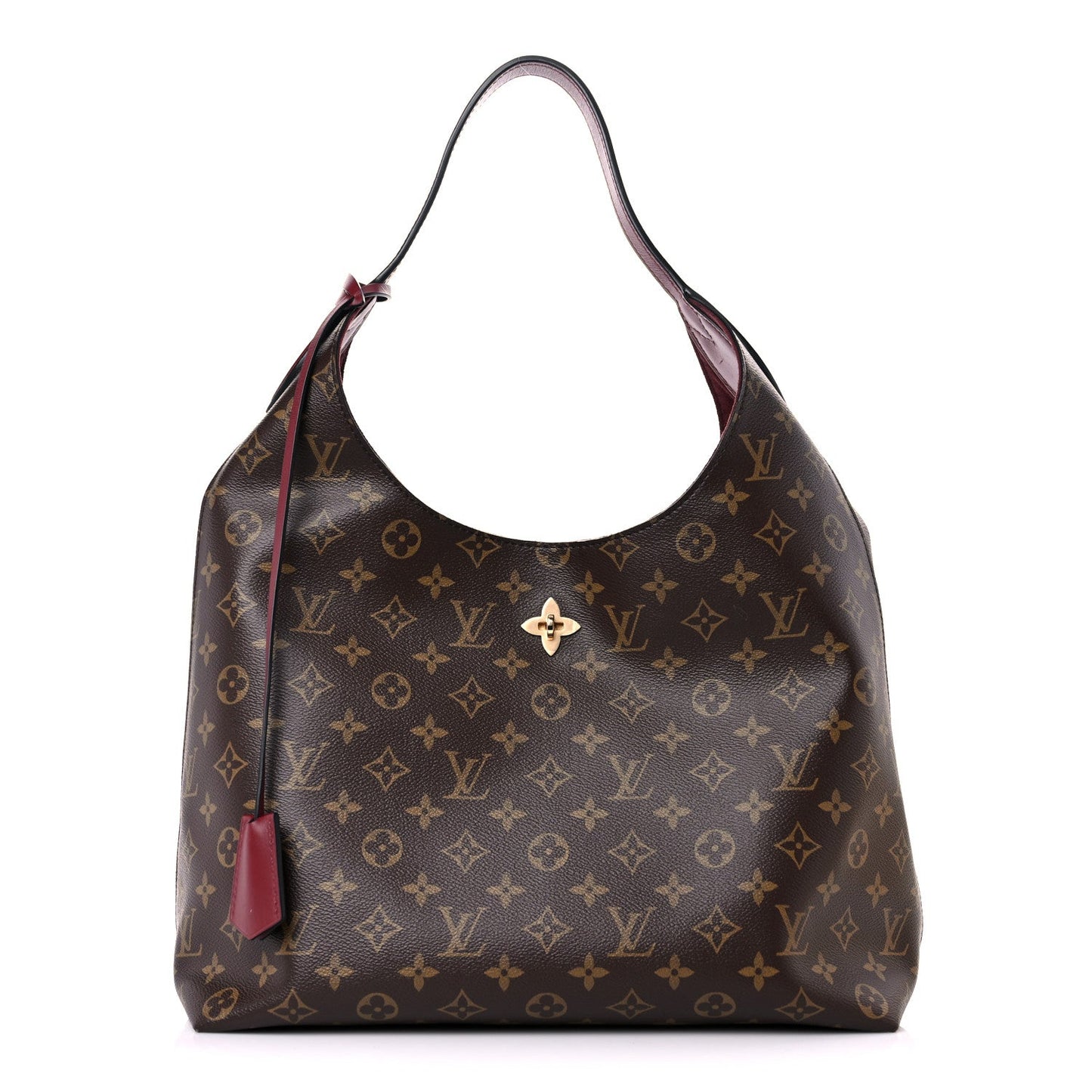 LU VI -  MONOGRAM FLOWER HOBO BAG