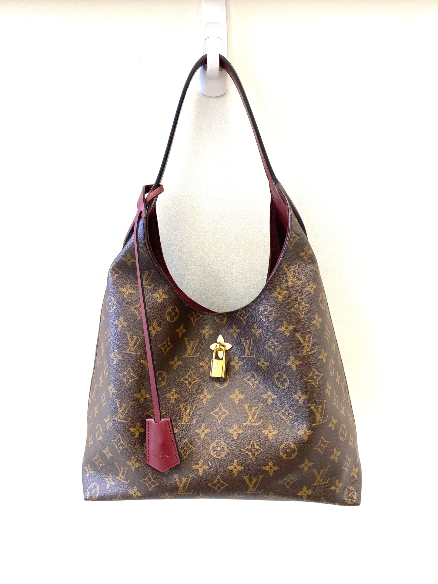 LU VI -  MONOGRAM FLOWER HOBO BAG