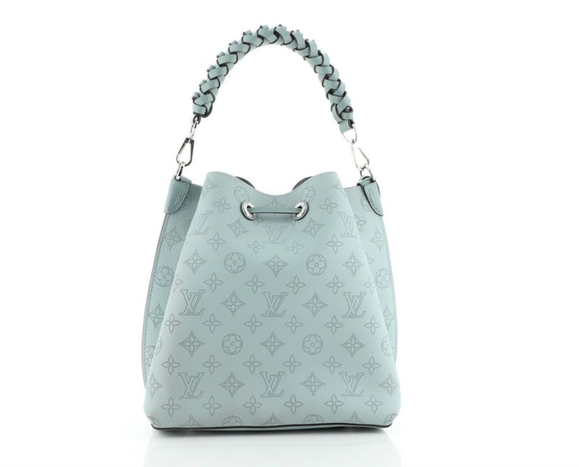 LU VI -  MAHINA MURIA VERT BUCKET BAG LAGON