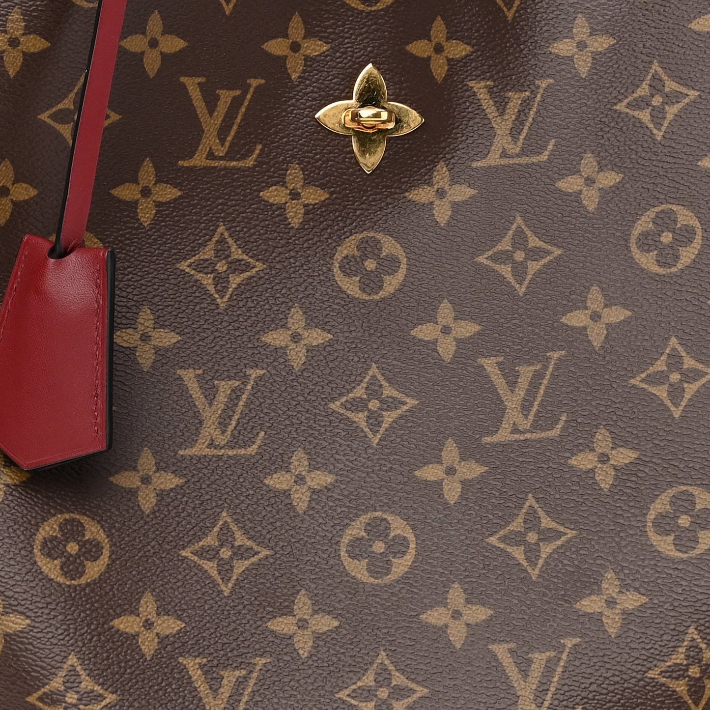LU VI -  MONOGRAM FLOWER HOBO BAG