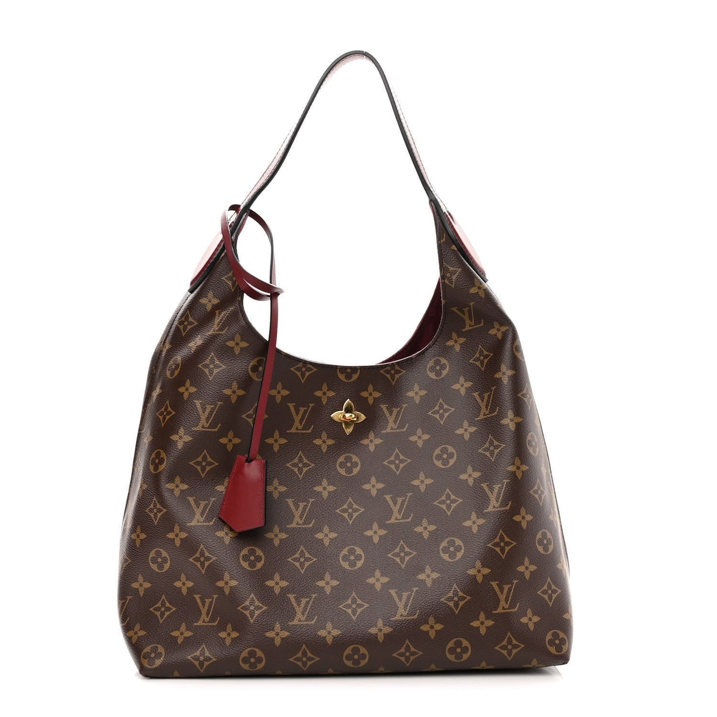 LU VI -  MONOGRAM FLOWER HOBO BAG
