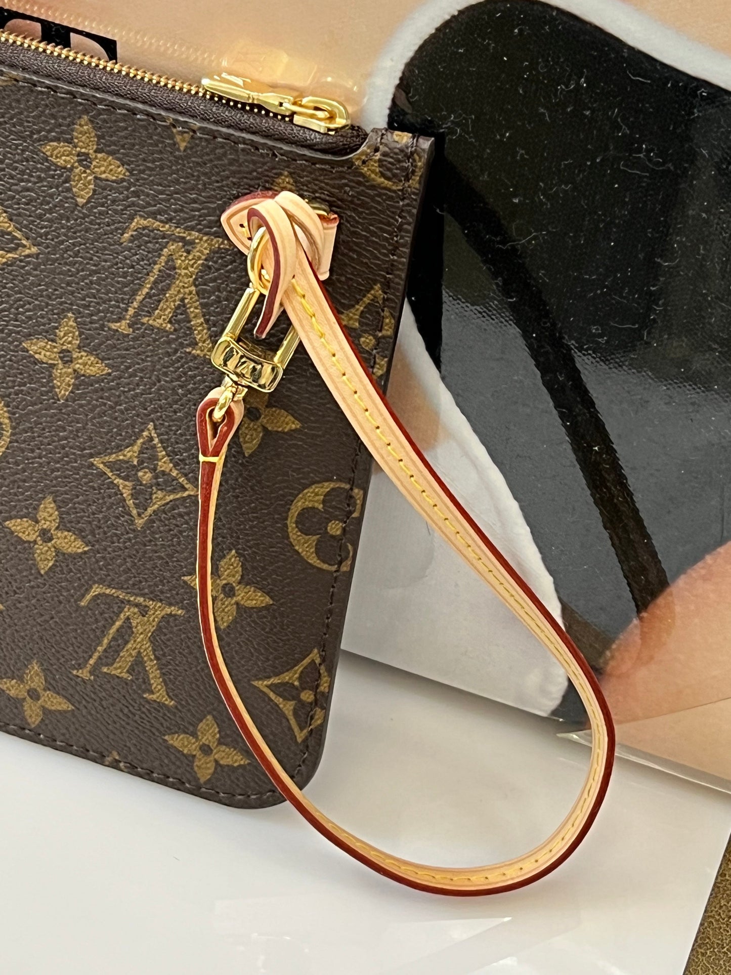 LU VI -  MONOGRAM NEVERFULL MM GM POCHETTE
