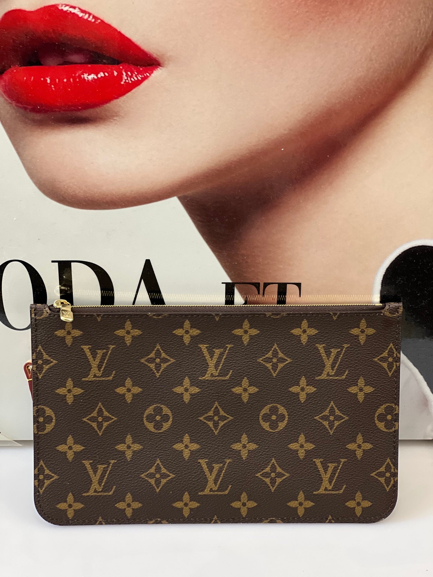 LU VI -  MONOGRAM NEVERFULL MM GM POCHETTE