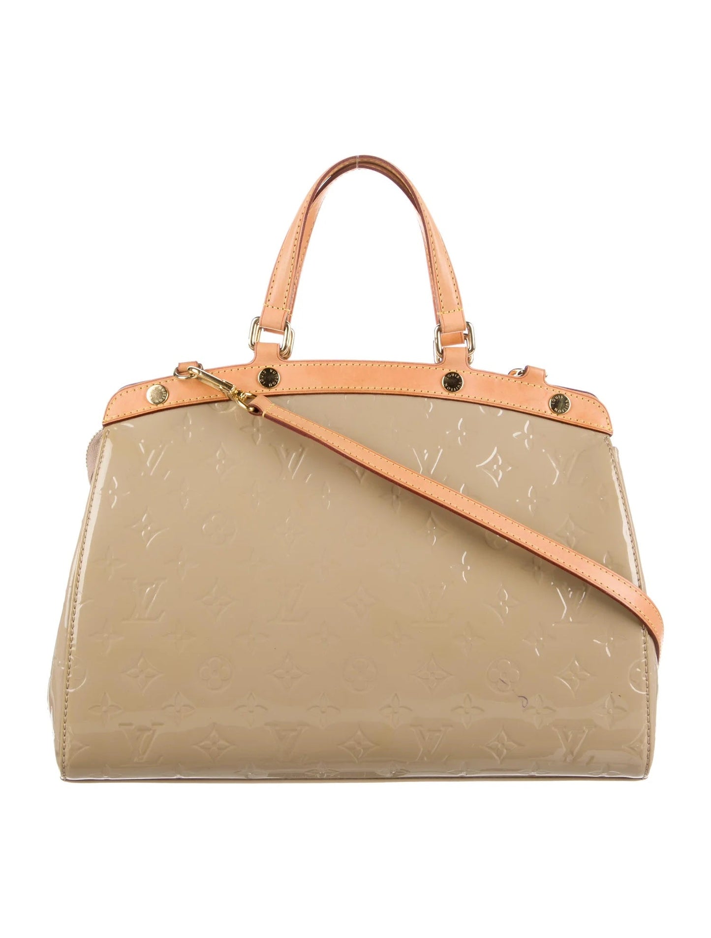 LU VI -  VERNIS BREA MM HANDBAG