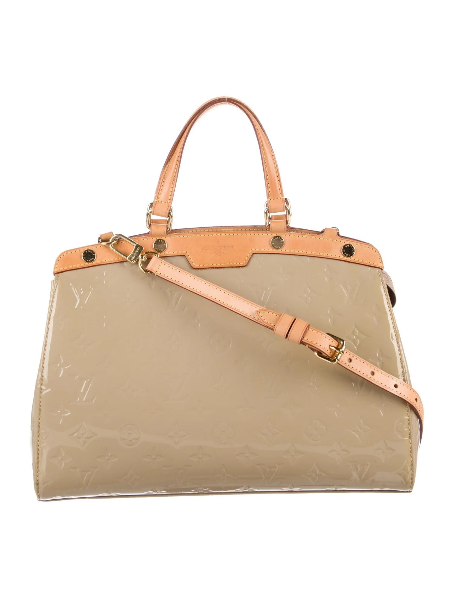 LU VI -  VERNIS BREA MM HANDBAG