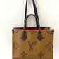 LU VI -  REVERSE MONOGRAM GIANT ON THE GO TOTE
