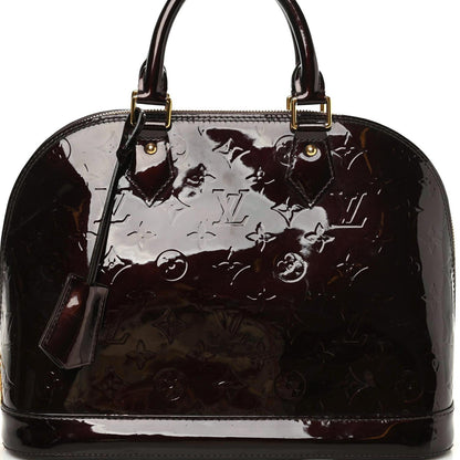 LU VI -  VERNIS ALMA PM BAG AMARANTE
