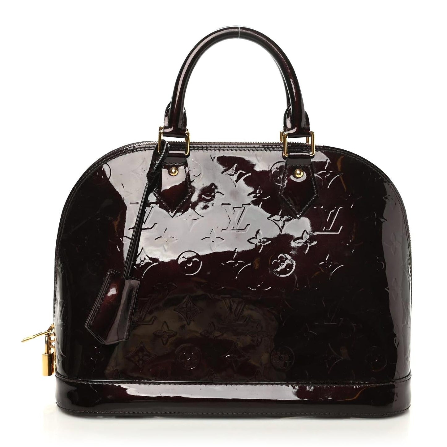 LU VI -  VERNIS ALMA PM BAG AMARANTE
