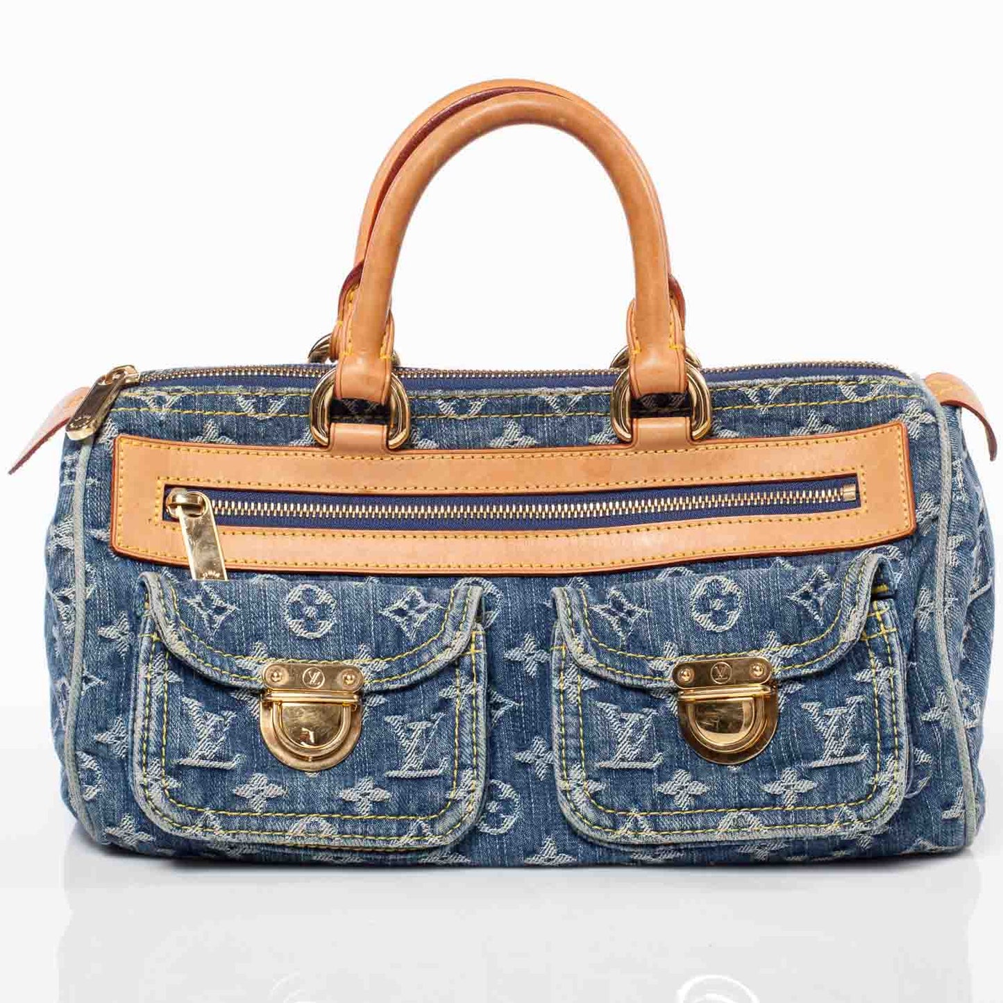 LU VI -  MONOGRAM DENIM NEO SPEEDY BAG