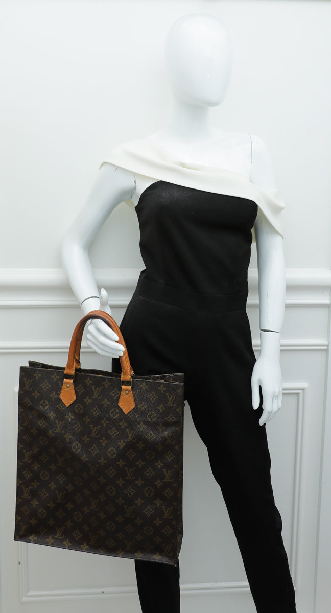 Louis Vuitton   Monogram Sac Plat Tote MM Bag